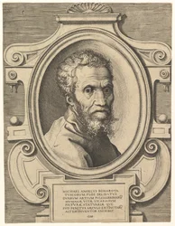 Portrait of Michelangelo, c. 1564 (engraving)