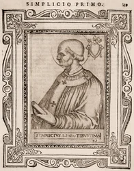 Portrait of Pope Simplicius