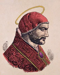 Portrait of Pope Anastasius I (399-401)