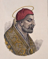 Portrait of Pope Benedict II (684-685)