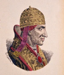 Portrait of Pope Boniface VIII (1294-1303)