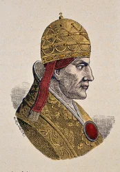 Portrait of Pope Celestine III (1191-1198)