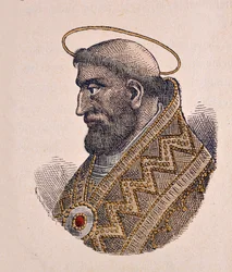 Portrait of Pope Leo II (682-683)