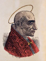 Portrait of Pope Marcellinus (296-304)