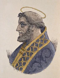 Portrait of Pope Sergius I (687-701)