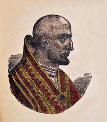 Portrait of Pope Theodore I (642-649)