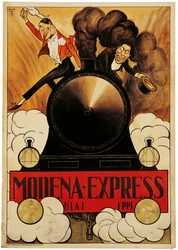 Poster advertising the Modena Express