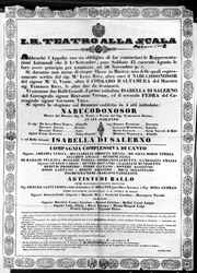 Poster for I.R. Teatro alla Scala, 