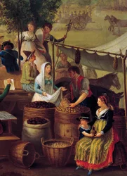 Potato and chestnut seller