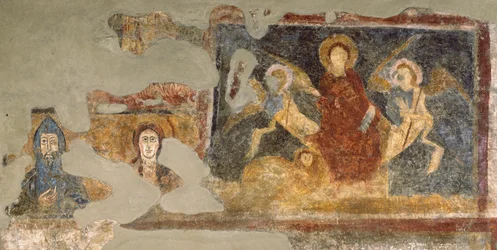 Remains of a fresco, Santa Maria Antiqua, Rome