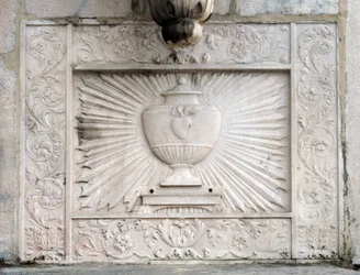 Representation of the Holy Grail in the Cathedral of Milan