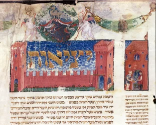 Representation of the palace of a rich man
