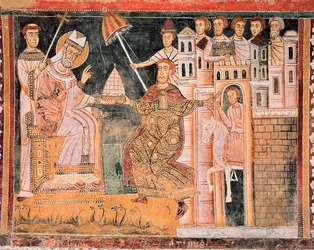 St Sylvester Receiving Tiara (detail)