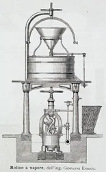 Steam Mill Designed by Giovanni Enrico (1851-1909)