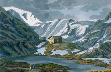 Switzerland: Hospice of St. Bernard in the Alps