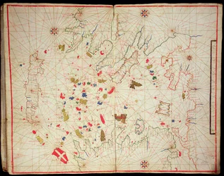 The Aegean Sea, from a Nautical Atlas, 1646