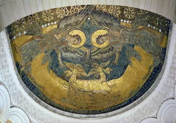 The Ark of the Covenant Supported by Cherubim, from the Semi-Dome of the East Apse