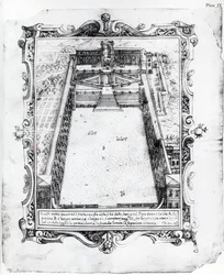 The Belvedere Court at the Vatican Rome, 1581