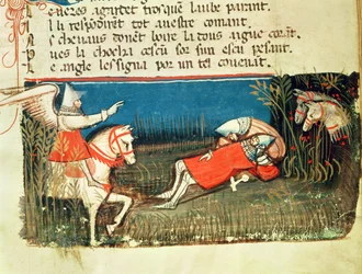 The Death of Roland, from a Venetian Codex