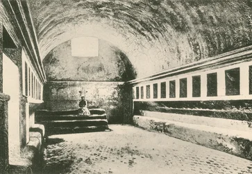 The Frigidarium of Women in the Stabian Baths as it is