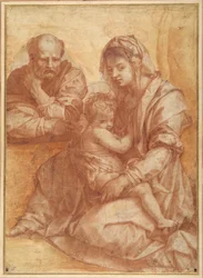 The Holy Family resting, after Andrea del Sarto