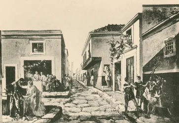 The House of the Pensile Balcony as it was