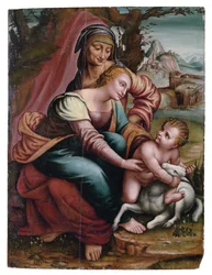 The Madonna and Child with St. Anne, North Italian