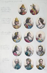 The Romanov Dynasty, from Costume Antico e Moderno by Gulio Ferrario