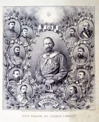 The Staff of General Garibaldi, illustration from The History of Italy
