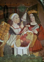 The Vegetable Market (detail)