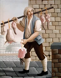 The Itinerant Butcher Selling Heads of Veal