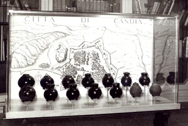 Venetian Bombs and a Map of the City of Crete
