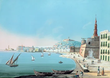 View of Naples from the Carmine, c.1845