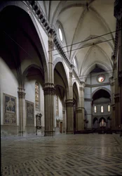 View of the interior of the Cathedral of Florence