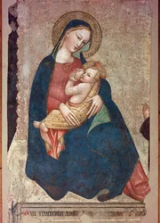 Virgin Mary nursing Jesus