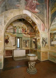 Interior of the Baptistery with Fresco Depicting Scenes from the Life of Saint John