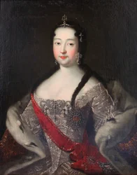 Portrait of the Tsesarevna Anna Petrovna, 1740s