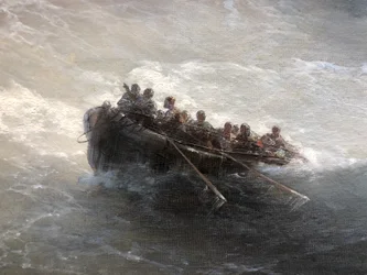 Fragment Boat with People