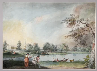 The Ponds before the Urban Estate of Count Alexei Kirillovich Razumovsky in Moscow