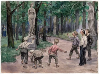 Sporting Competition in the Imperial Gardens, Saint Petersburg