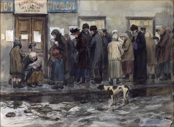 Waiting to Receive an Eighth of a Pound of Bread by Ivan Alexeyevich Vladimirov