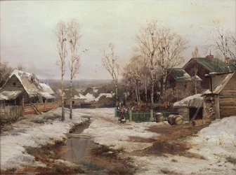 Spring near St. Petersburg