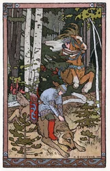 Tsarevitch Ivan, the Fire Bird and the Gray Wolf