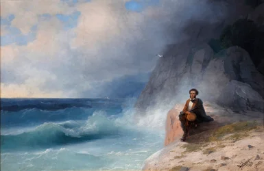 Alexander Pushkin on the Black Sea