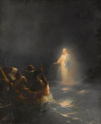 Jesus Walks on Water, by Ivan Konstantinovich Aivazovsky (1817-1900)