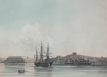 New Marine Barracks and Inner Harbor of Sevastopol