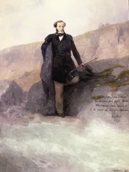 Pushkin (1799-1837) on the Shore of the Black Sea, 1897