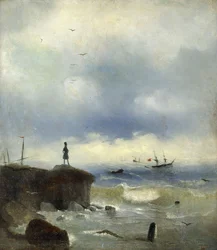 Pushkin Looking at the Black Sea