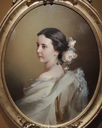 Portrait of Ekaterina Fyodorovna Tyutcheva 1835-1882, Mid 1850s