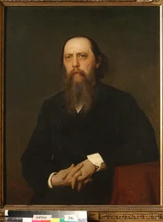Portrait of the Author Mikhail Saltykov Shchedrin (Saltykov-Shchedrin)